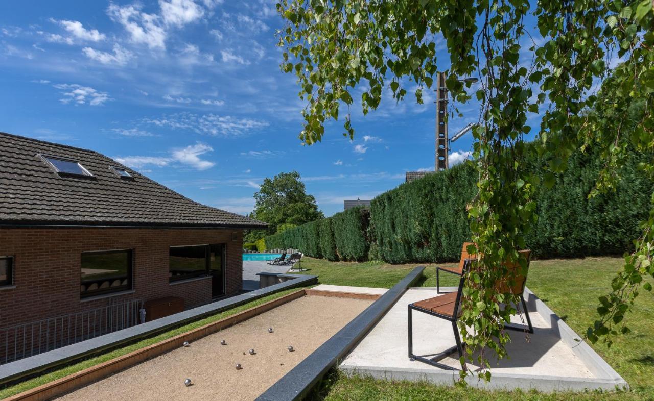 Luxueuse Et Spacieuse Villa Avec Sauna Et Piscine Мальмеди Экстерьер фото